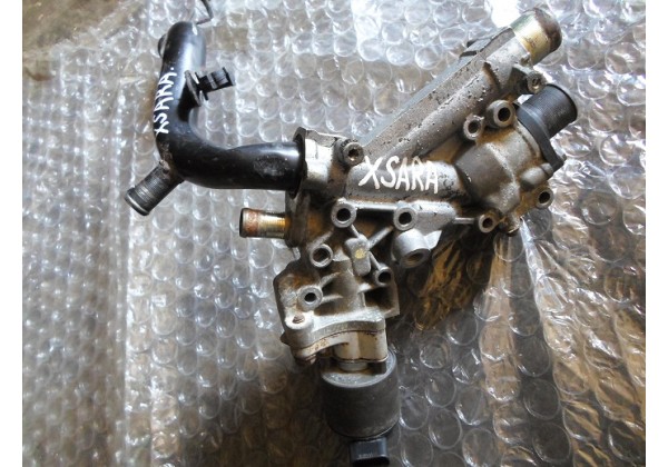 корпус термостата Citroen, Peugeot 1.8, 2.0 16V, 9635696080, 7291850K1, 1336Q4